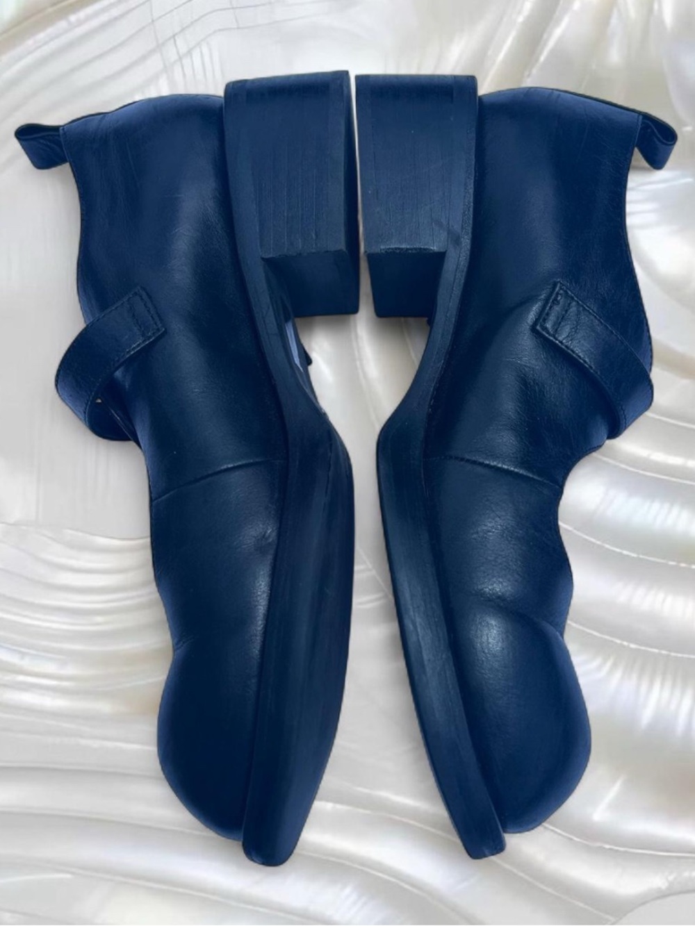 Jeffrey Campbell black leather Mary Jane shoes - Picture 7 of 10